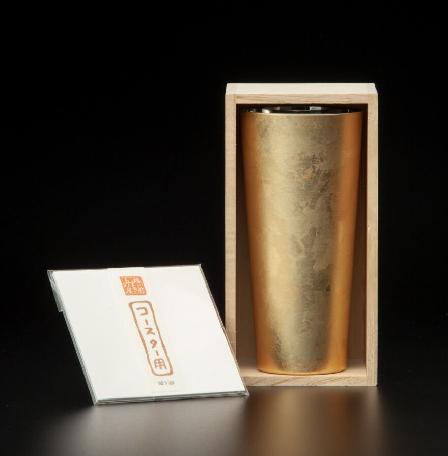 漆磨カップ 二重構造 箔衣シリーズ ピルスナー SCW-P801 | 嘉匠菴 STORE