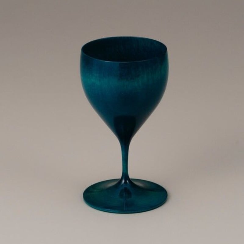 木製ワイングラス Chardonnay Colorful ブルー SX-603 | 嘉匠