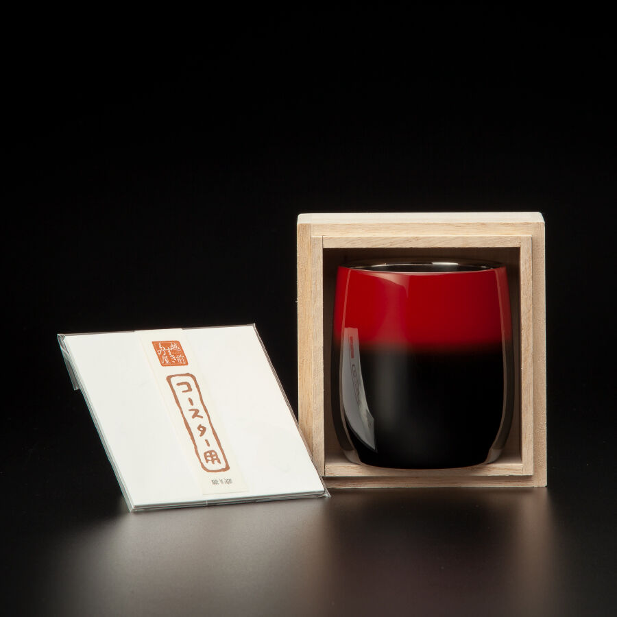 JUNKO Koshino お重 漆塗り ロゴ入り 黒 JUNKO Koshino お重 漆塗り ロゴ