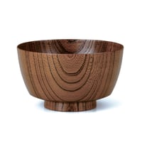 大尾嘉漆器　欅4.3羽反丼　赤摺黒摺　ペアセット 大尾嘉漆器 欅4.3羽反丼 赤摺黒摺 ペアセット