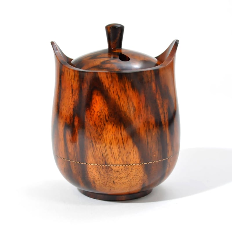 F1038 乾山 四方香炉 黒柿 火屋 木箱入り 香炉 茶道具 3号豆香炉 木米 – Juttoku.