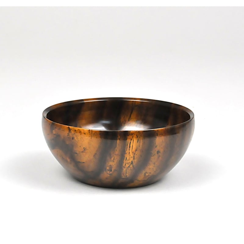 □佐竹 一夫作 黒柿 ぐい呑 孔雀杢（桐箱入）SR-1204 | 嘉匠菴 STORE