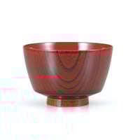 欅3.7羽反汁椀 赤摺 SO-0473 | 嘉匠菴 STORE