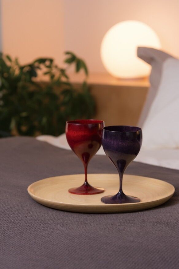 木製ワイングラス Chardonnay Colorful ブルー SX-603 | 嘉匠 木製ワイングラス Chardonnay Colorful ブルー SX-603 | 嘉匠