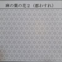 麻の葉の花(都わすれ)