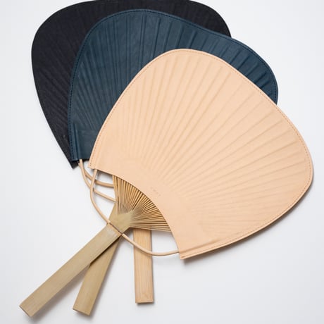 leather fan