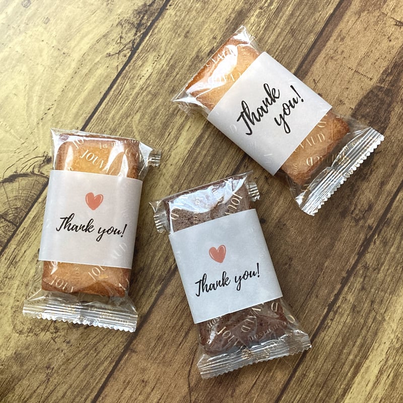 thankyouラベル】フィナンシェ | ラ・メゾン・ジュヴォー 公式