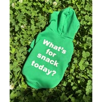 裏毛　スエットフーディ　Green  x   Light Beigeフロッキープリント