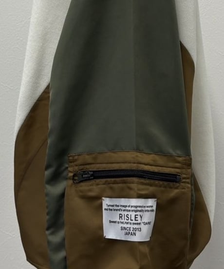 【R2503-DNT876】 Docking Pocket Sleeve Knit（1741007）