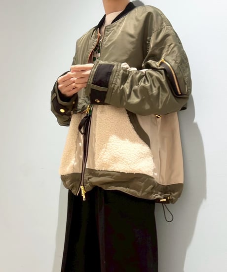【R2503-RBZ887】 Layered blouson（1740997）