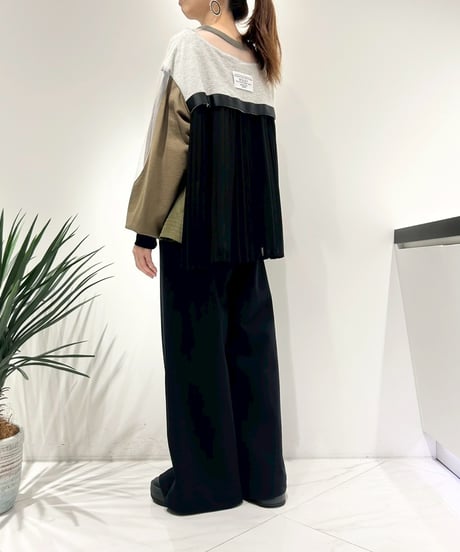 【R2503-BPP841】Back pleated pullover（1740964）