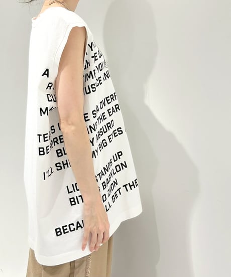 【R2501-LTP817】Logo tank top（1740935）