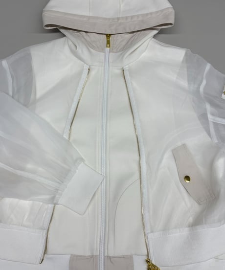 【R2501-MPK778】Shoulder MA-1 hoodie (1740899)