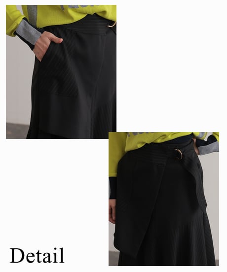 【R2403-SSK737】Wrapped skirt (1740847)