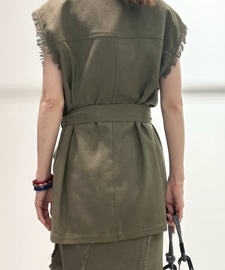 【R2501-SJK808】Sleeveless jacket (1740924)