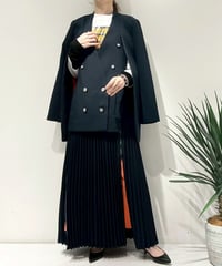 【R2403-MJK257】 Collarless shoulder jacket（1740419）