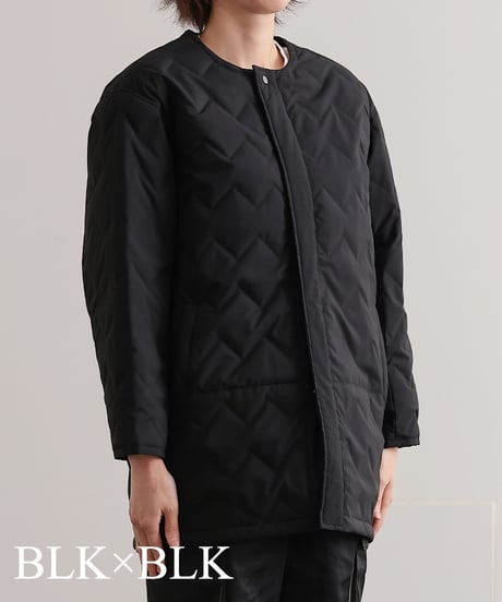 【R2303-DMJ543】Medium no collar down coat (2260009)