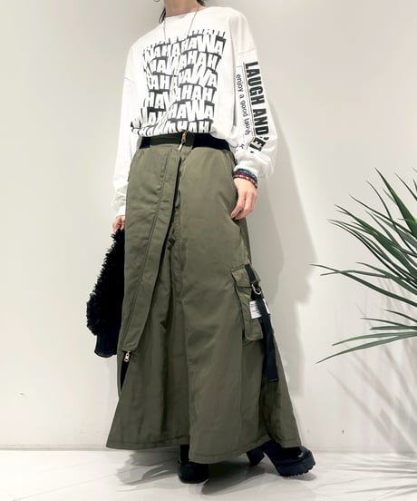 【R2503-RQS880】 Reversible quilted skirt（1741001）