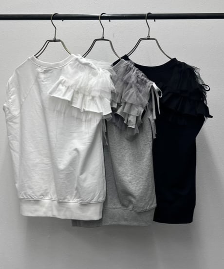 【R2601-FSW967】 Frill sweat shirt (1741082）