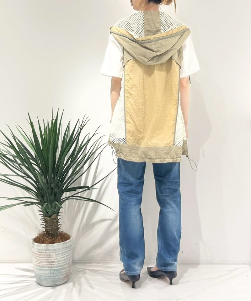 R2601-FCV946】 Hooded tunic vest (1741051) | RI