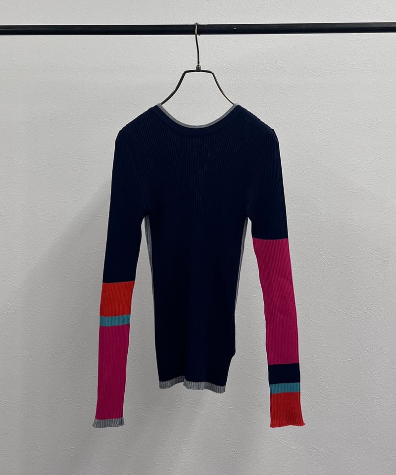 R2601-BNT918】 Bicolor 2 way knit（1741035） | RI