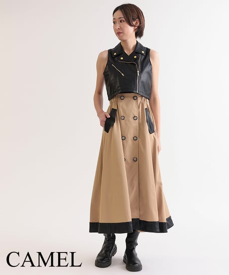 【R2403-LOP672】Riders jumper skirt　(1740807)