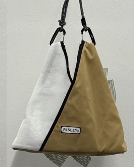 【R2601-TMM46】Triangle mesh bag with frills（1741036）