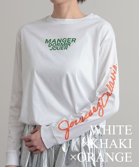 【R2403-SLC692】Logo long sleeve T-shirt (1740814)