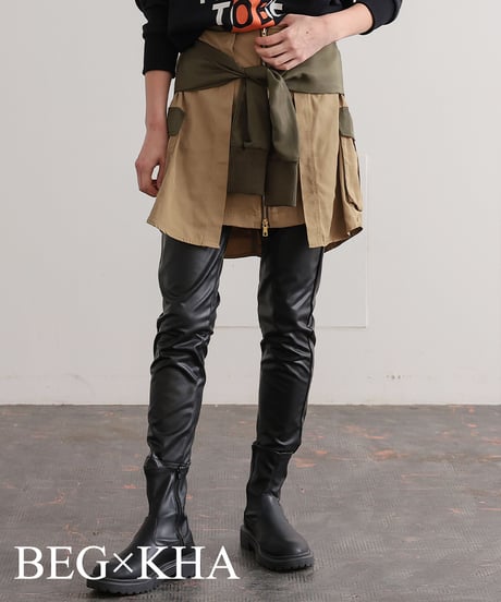 【R2403-MMS731】Cargo mini skirt (1740849)