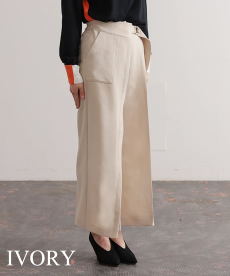 【R2403-RPT760】Wrapped pants (1740863)
