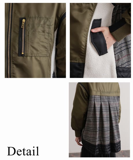 【R2403-BFC732】Boa quilted jacket (1740844)
