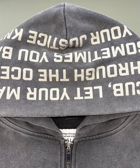 【R2503-BLP859】Back logo hoodie（1740965）