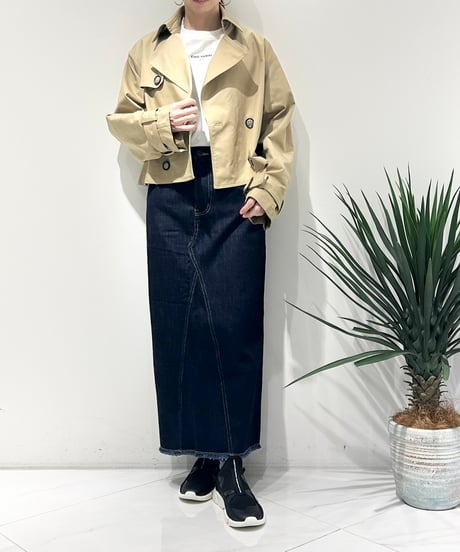 【R2501-ETC755】Short trench ensemble coat (1740873)