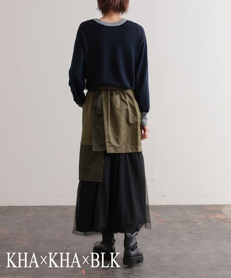 【R2403-MSK718】Asymmetry military skirt (1740851)