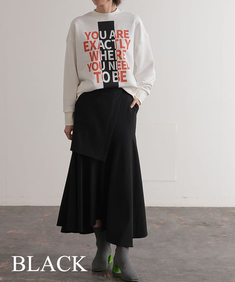 【R2403-SSK737】Wrapped skirt (1740847)