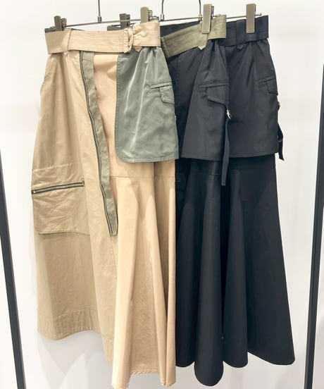 【R2601-LSK923】 Asymmetric military skirt (1741030)