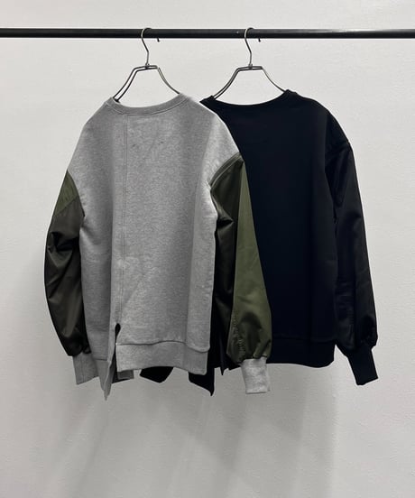 【R2503-MSW908】 Sleeve-switched sweatshirt with pocket（1741015）