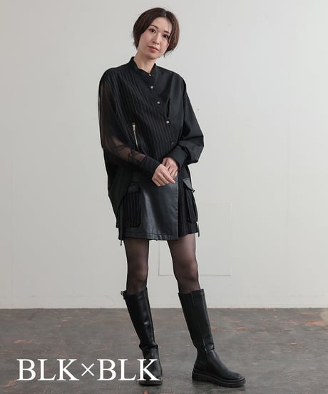 【R2403-BSH674】Shirts with vest (1740806)