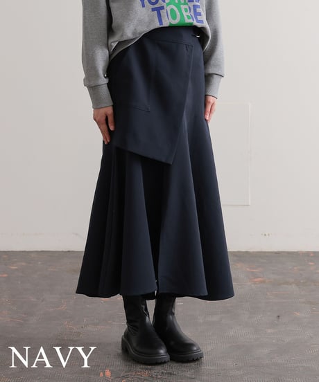 【R2403-RSK744】 Wrapped skirt (1740864)