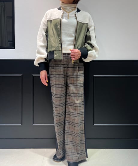 【R2403-DNB724】Docking knit  blouson (1740832)