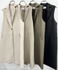 【R2401-BPG627】Back pleats gilet (1740754)