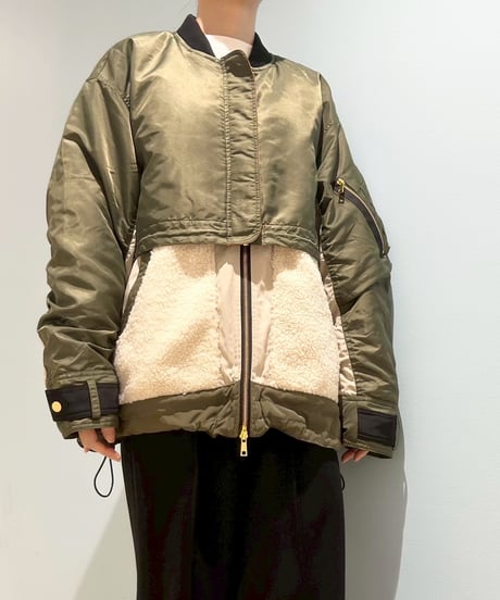 【R2503-RBZ887】 Layered blouson（1740997）