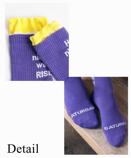 【R2403-LSC712】Socks SATURDAY(1740858)