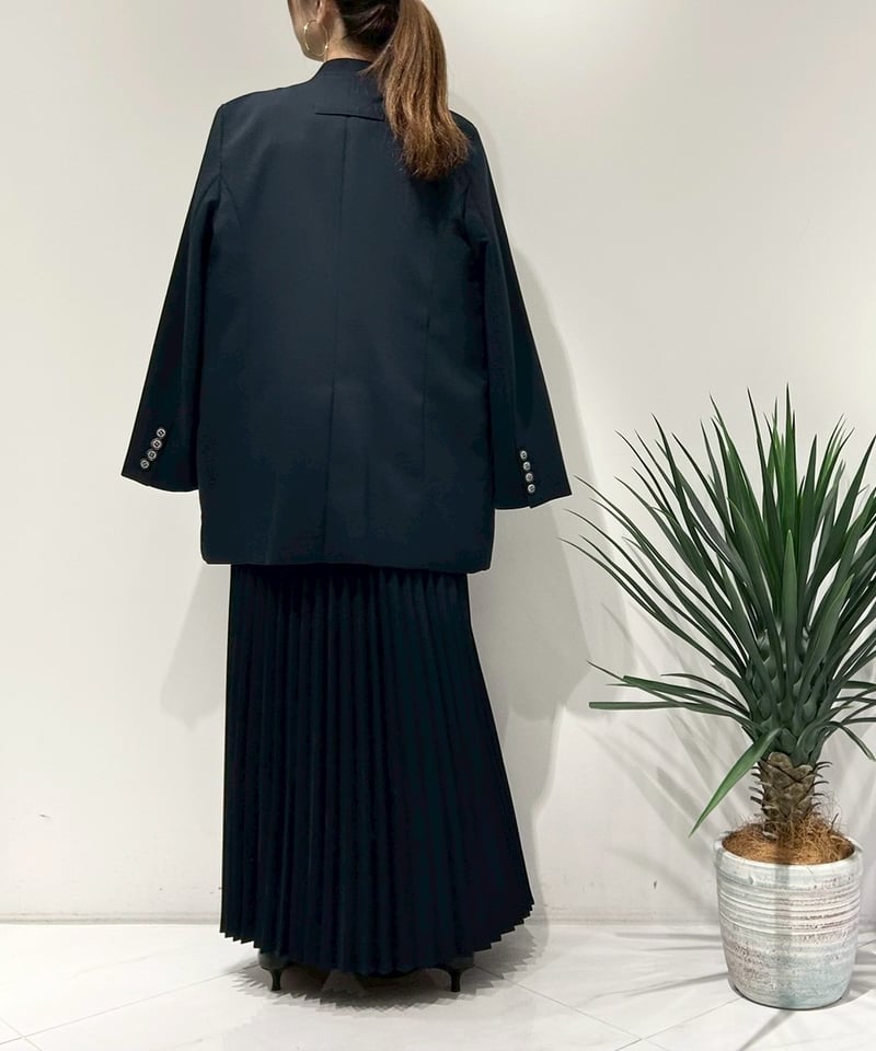 R2601-MJK955】 Collarless shoulder jacket（17410