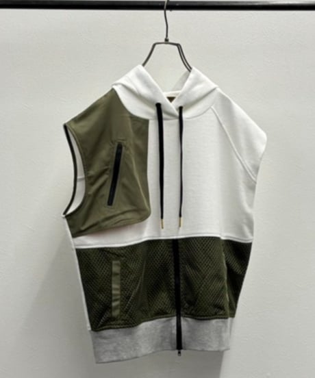 【R2501-MFC793】Military hoodie cut and sew (1740918)