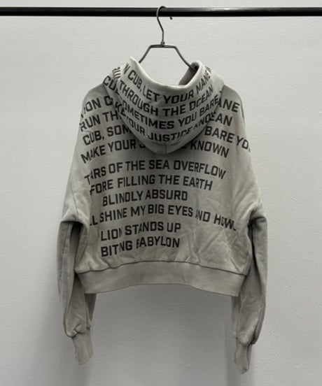 【R2503-BLP859】Back logo hoodie（1740965）