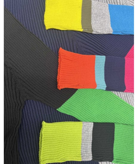 【R2601-BNT918】 Bicolor 2 way knit（1741035）