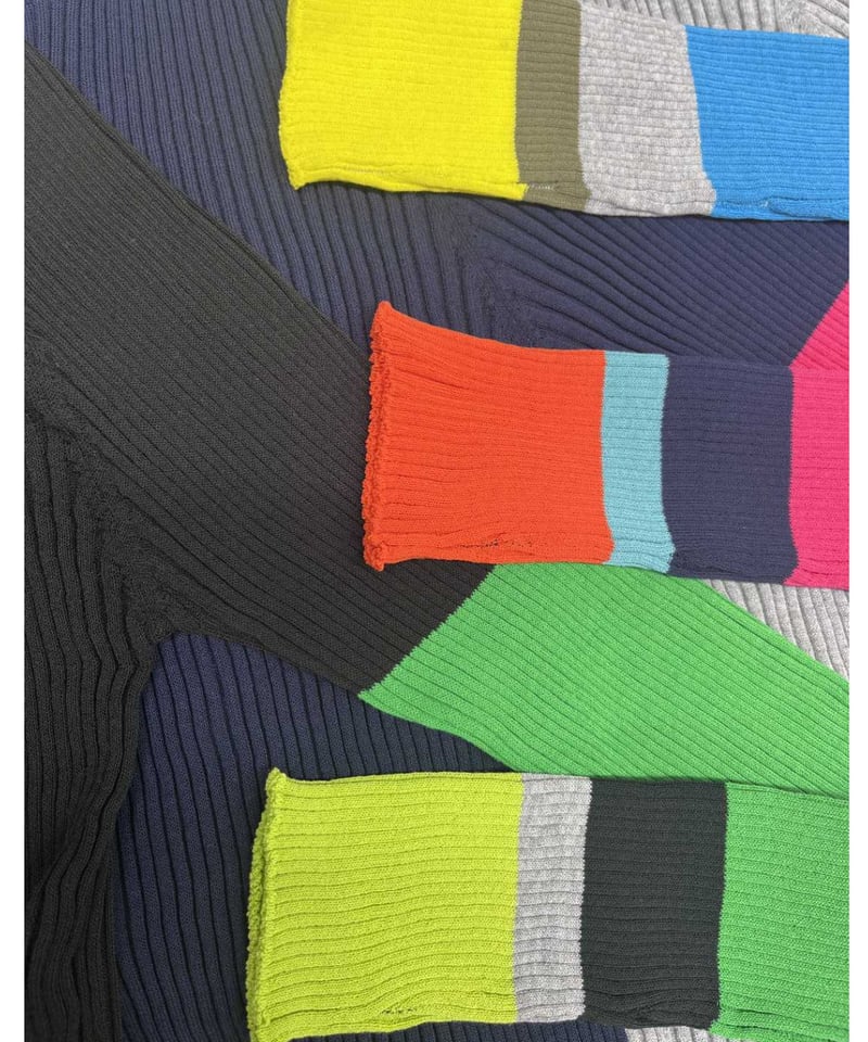 R2601-BNT918】 Bicolor 2 way knit（1741035） | RI