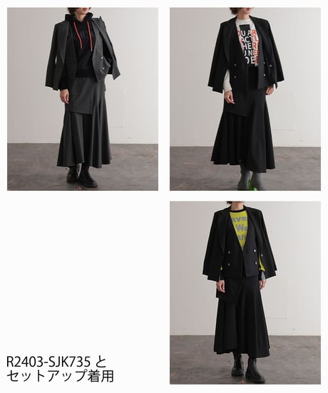 【R2403-SSK737】Wrapped skirt (1740847)