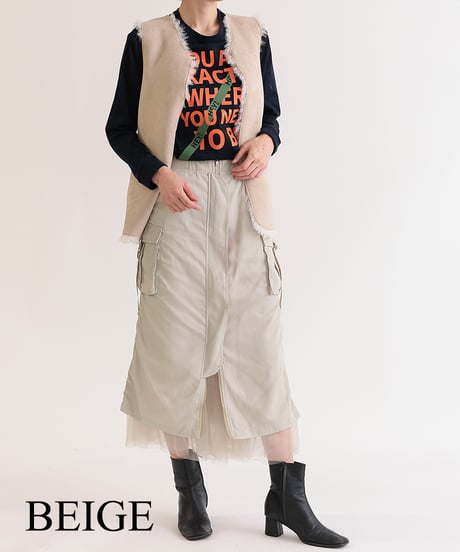【R2403-MSK665】MA-1 skirt (1740799)